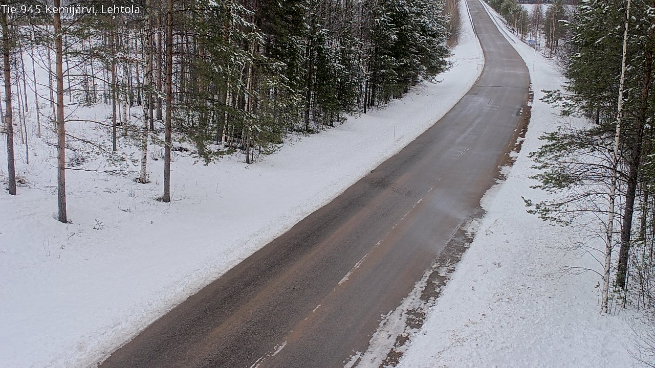 Kelikamerat Kuva Tie 945 Kemijärvi, Lehtola, Kemijärvi, Lappi