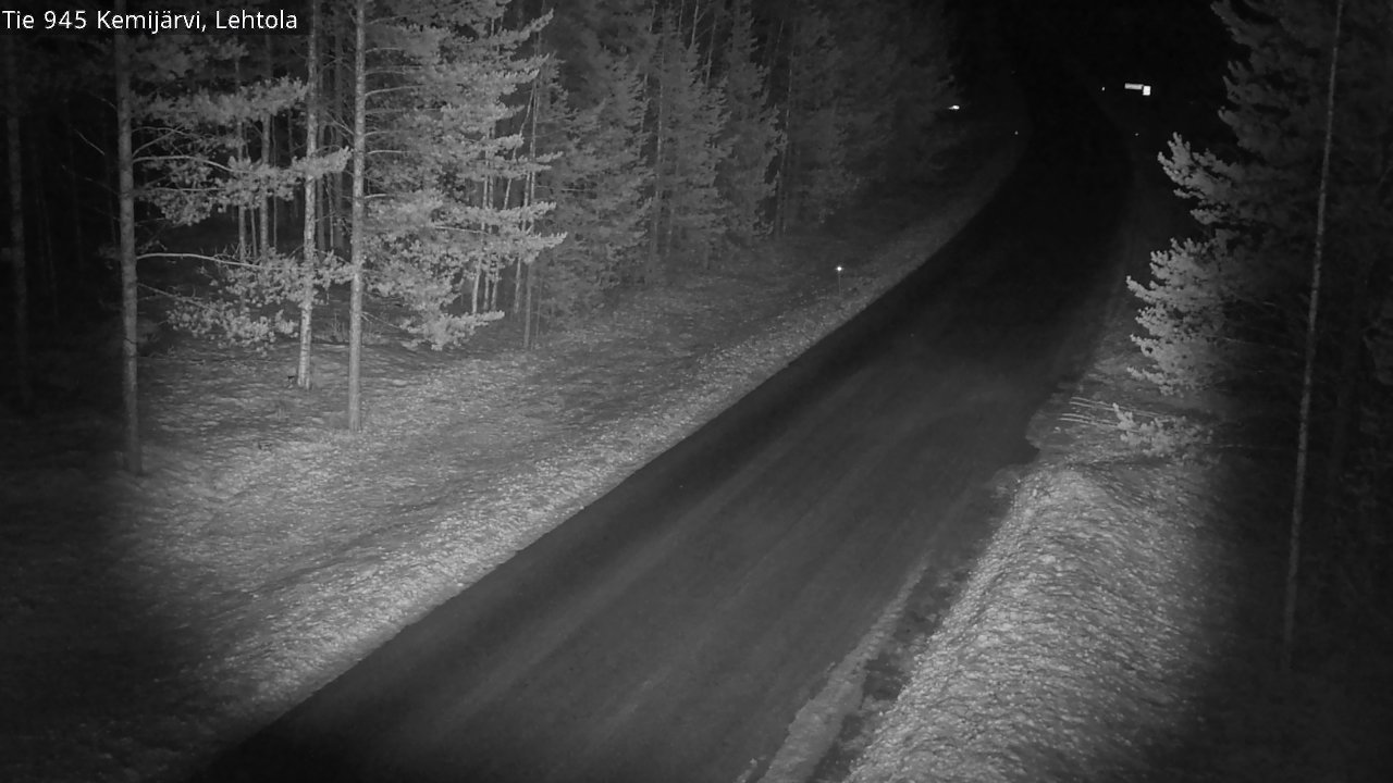 Kelikamerat Kuva Tie 945 Kemijärvi, Lehtola, Kemijärvi, Lappi