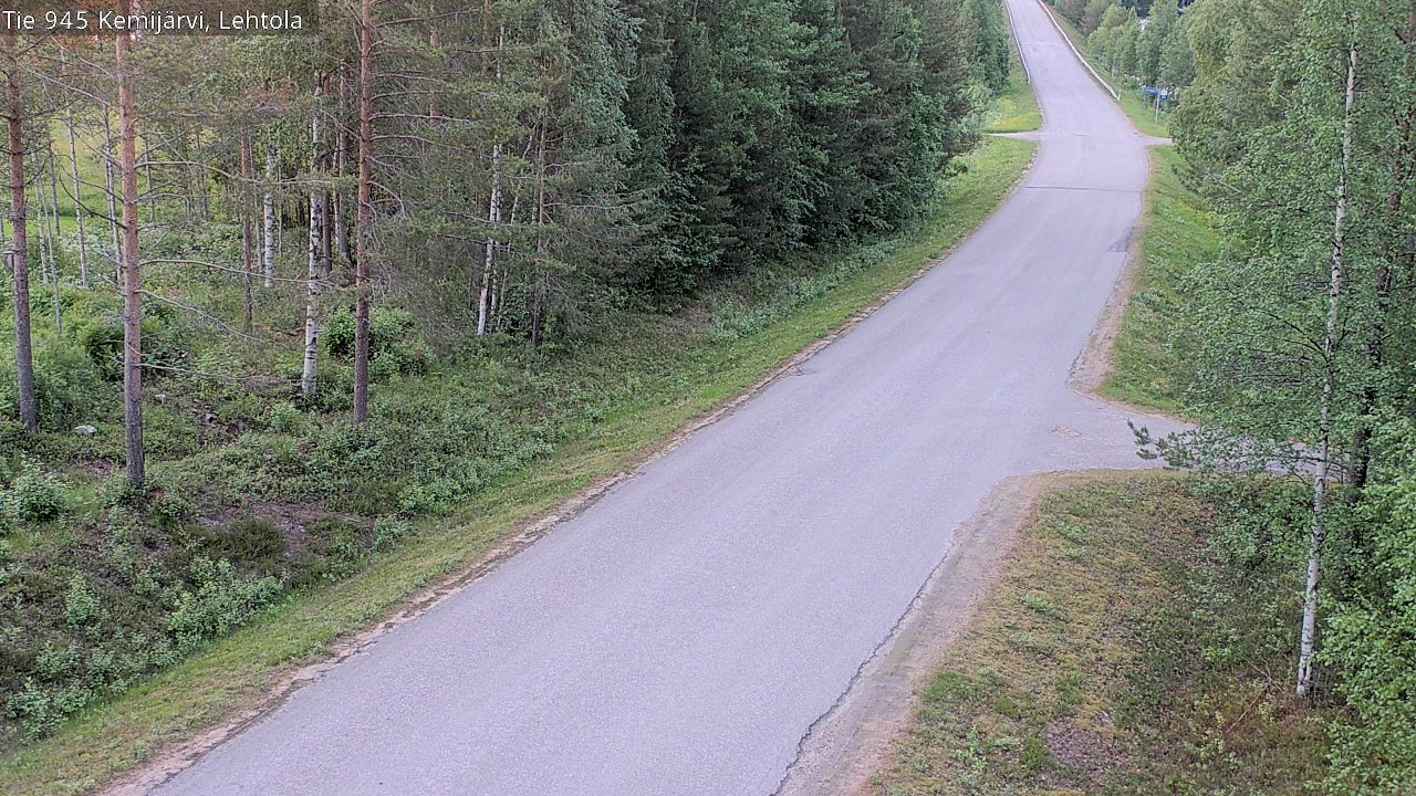 Weather Camera Image Road 945 Kemijärvi, Lehtola, Kemijärvi, Lappi