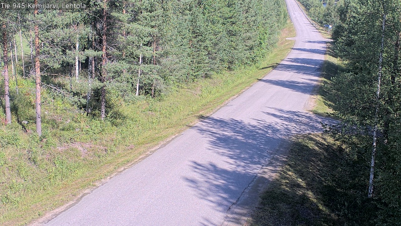 Weather Camera Image Road 945 Kemijärvi, Lehtola, Kemijärvi, Lappi