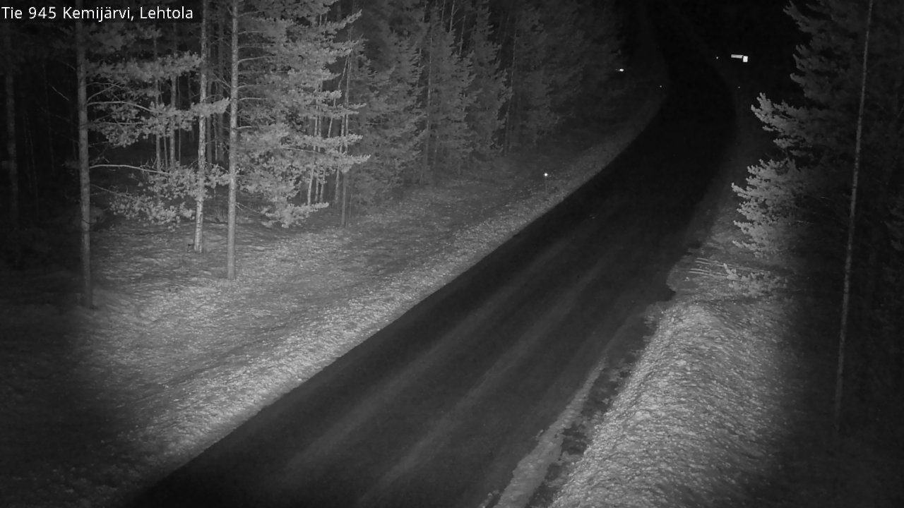 Kelikamerat Kuva Tie 945 Kemijärvi, Lehtola, Kemijärvi, Lappi