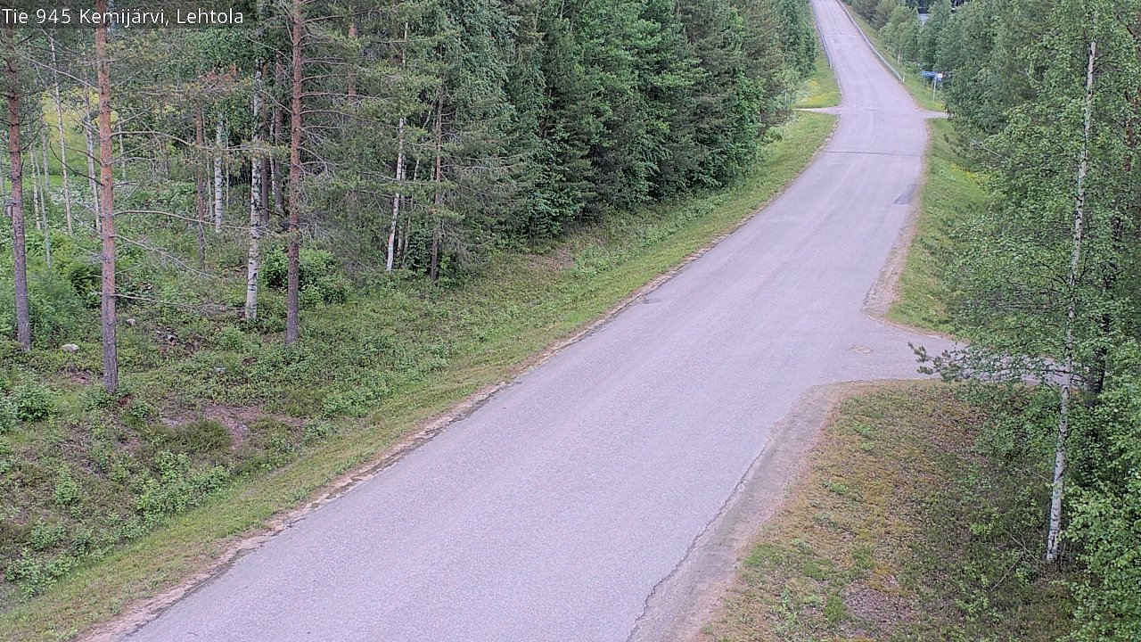 Weather Camera Image Road 945 Kemijärvi, Lehtola, Kemijärvi, Lappi