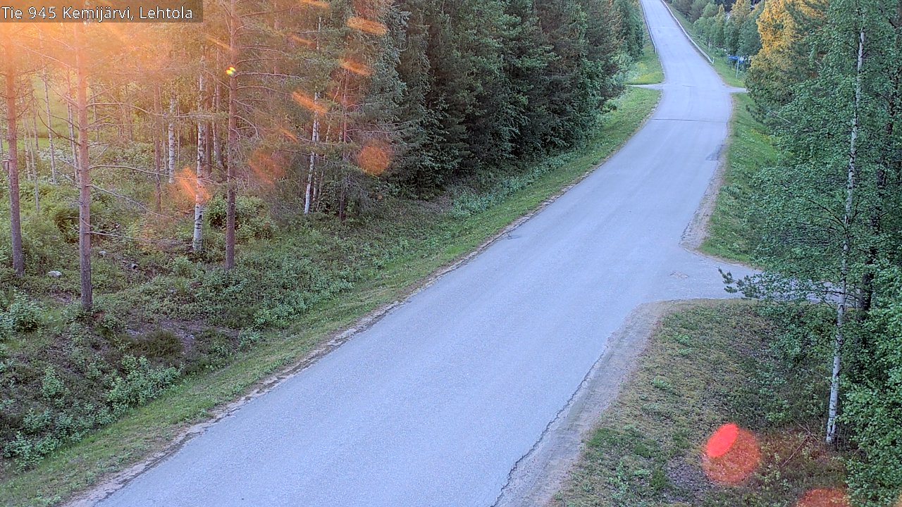 Weather Camera Image Road 945 Kemijärvi, Lehtola, Kemijärvi, Lappi