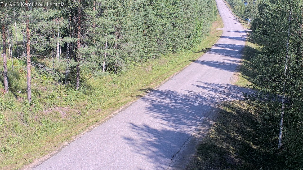 Weather Camera Image Road 945 Kemijärvi, Lehtola, Kemijärvi, Lappi