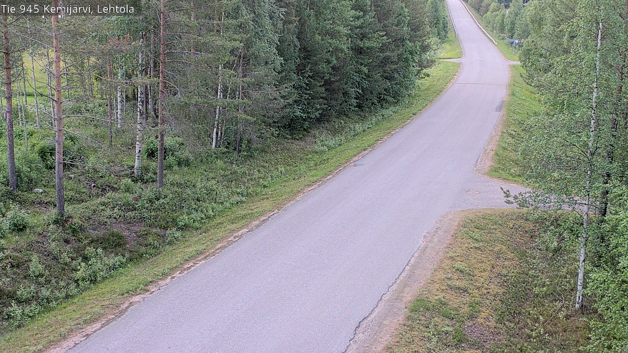 Weather Camera Image Road 945 Kemijärvi, Lehtola, Kemijärvi, Lappi
