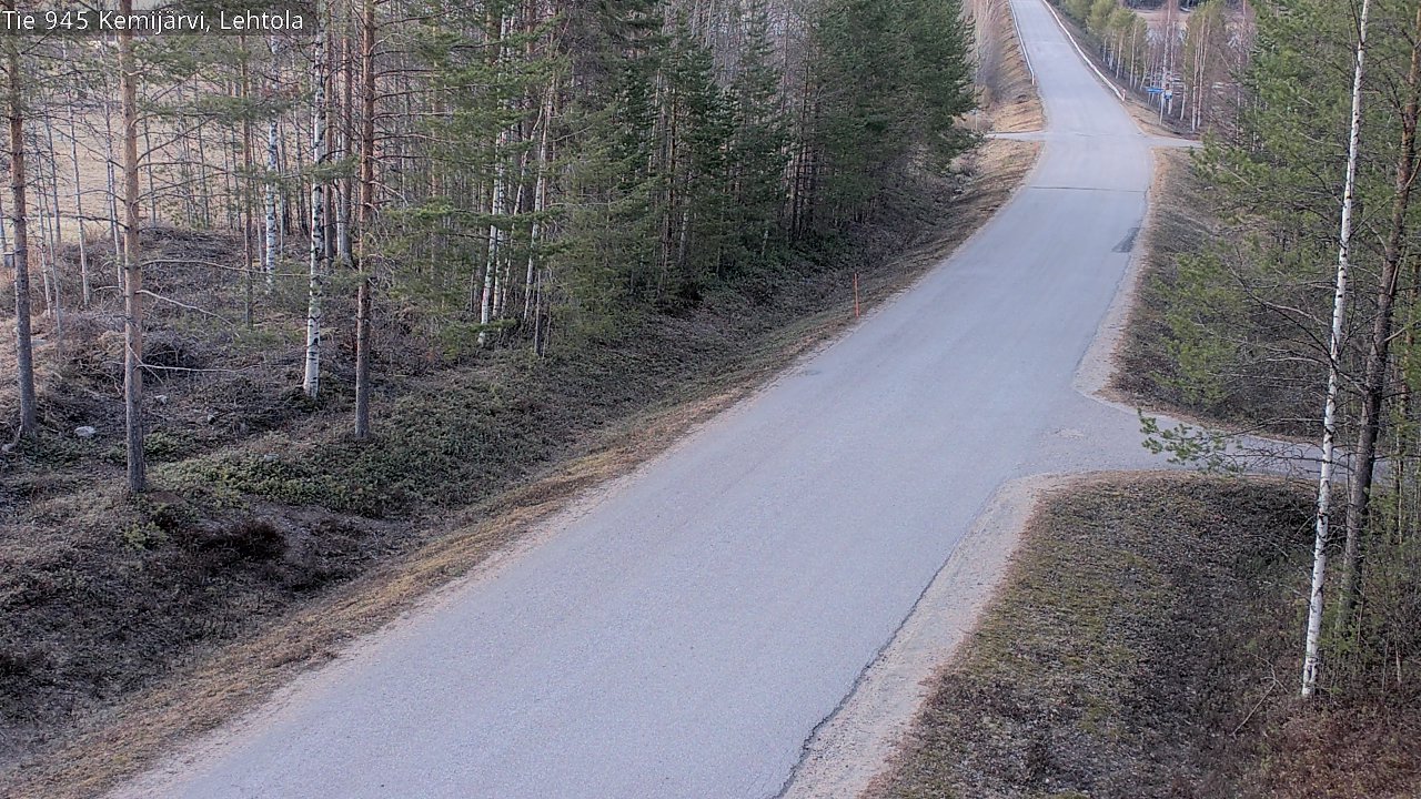 Weather Camera Image Road 945 Kemijärvi, Lehtola, Kemijärvi, Lappi