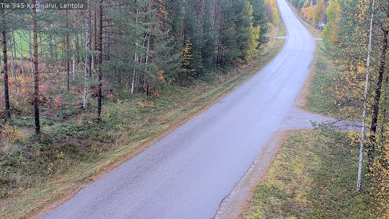 Weather Camera Image Road 945 Kemijärvi, Lehtola, Kemijärvi, Lappi