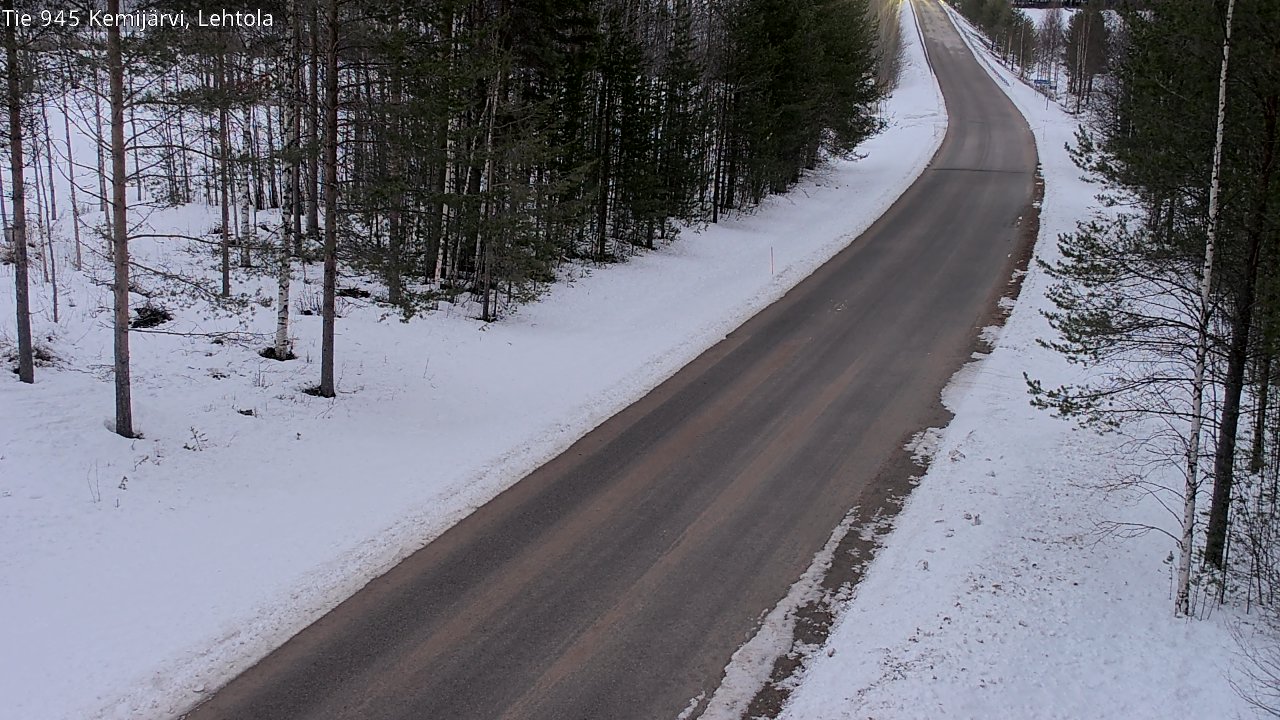 Kelikamerat Kuva Tie 945 Kemijärvi, Lehtola, Kemijärvi, Lappi