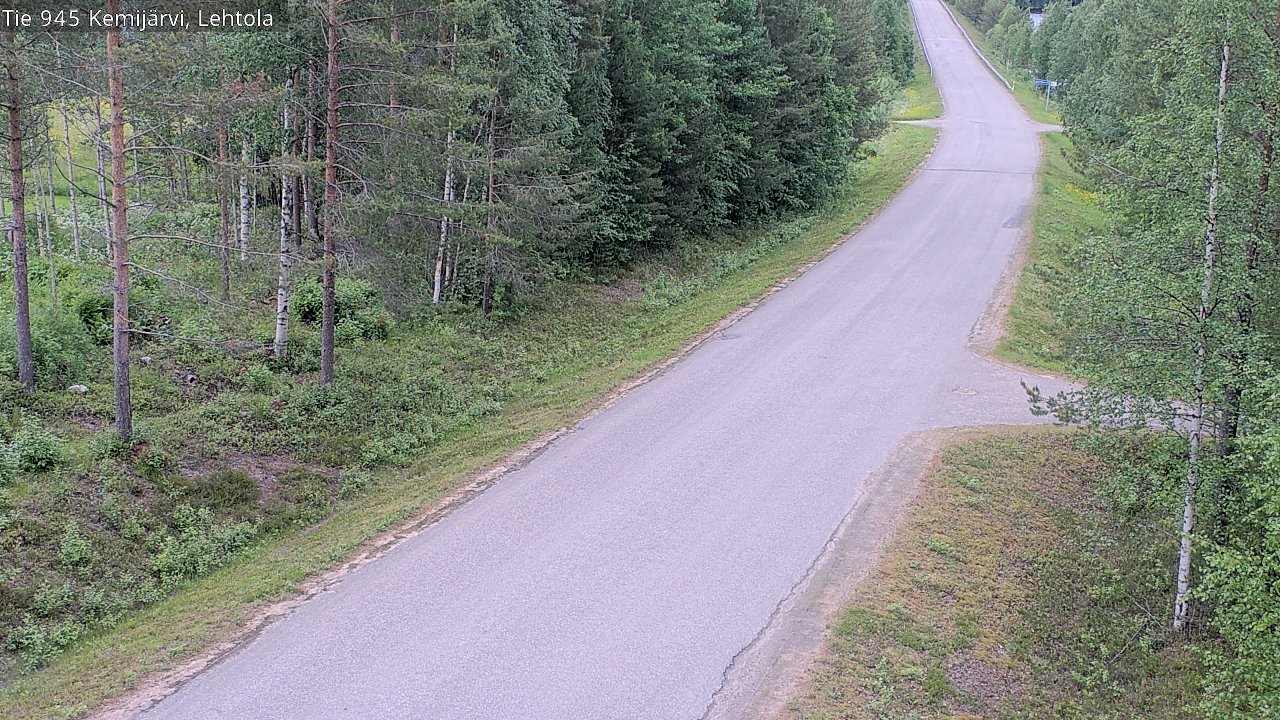 Weather Camera Image Road 945 Kemijärvi, Lehtola, Kemijärvi, Lappi