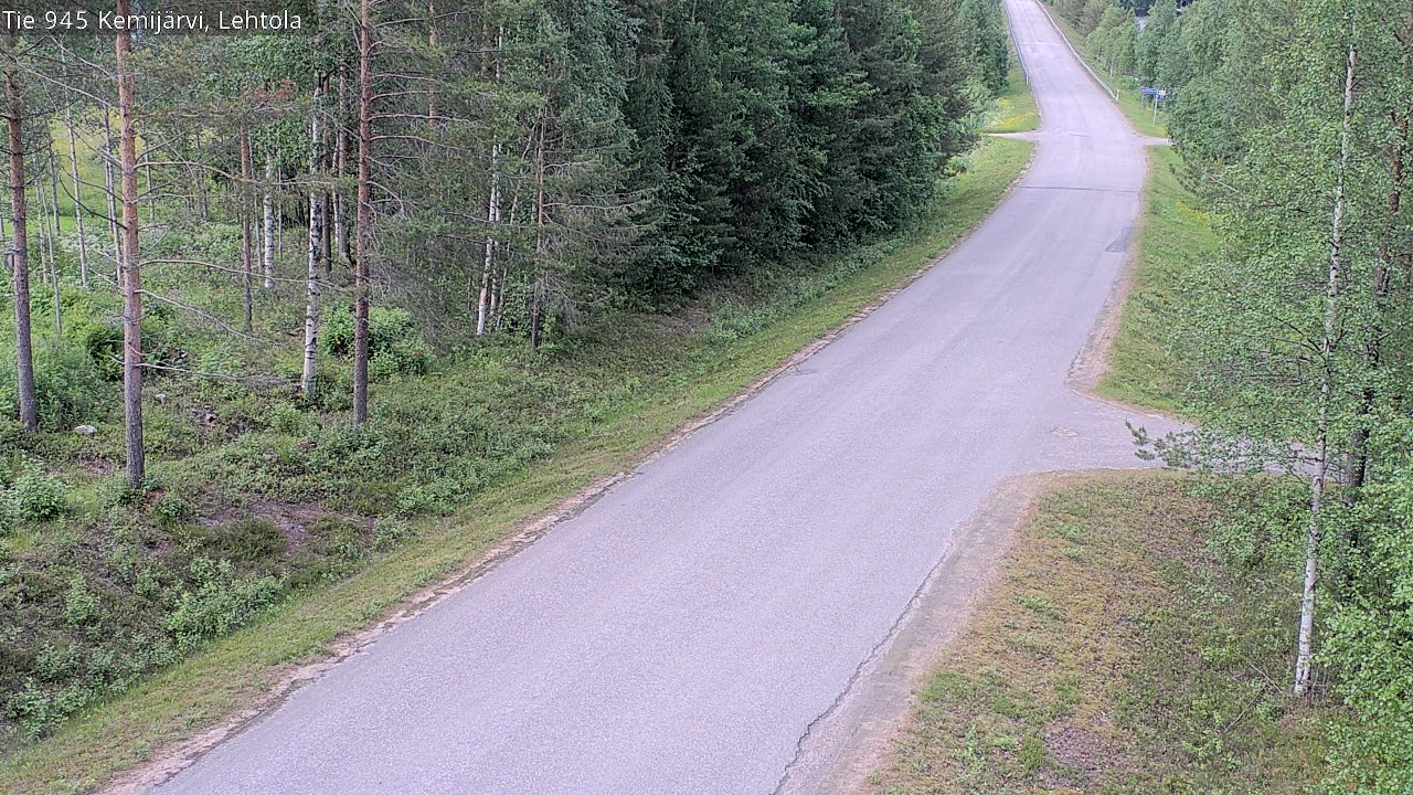 Weather Camera Image Road 945 Kemijärvi, Lehtola, Kemijärvi, Lappi