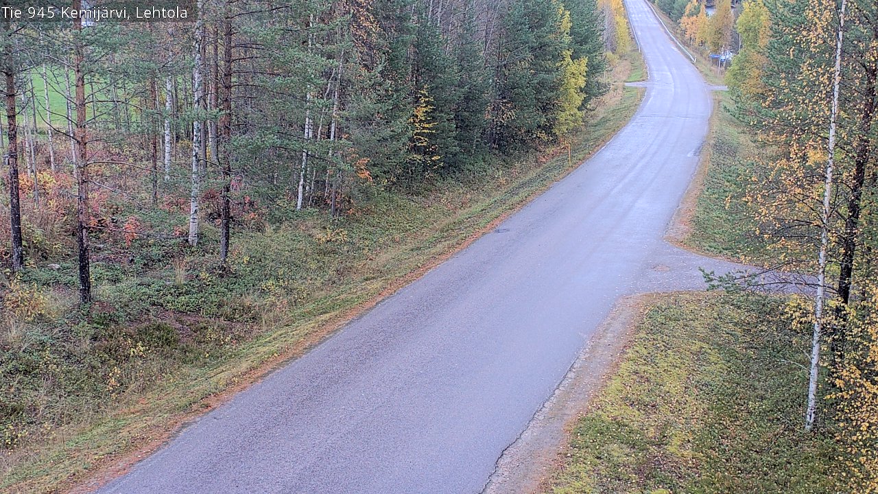 Weather Camera Image Road 945 Kemijärvi, Lehtola, Kemijärvi, Lappi