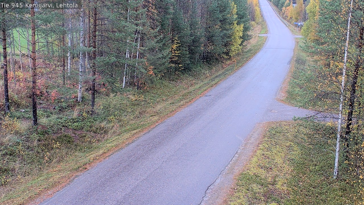 Weather Camera Image Road 945 Kemijärvi, Lehtola, Kemijärvi, Lappi