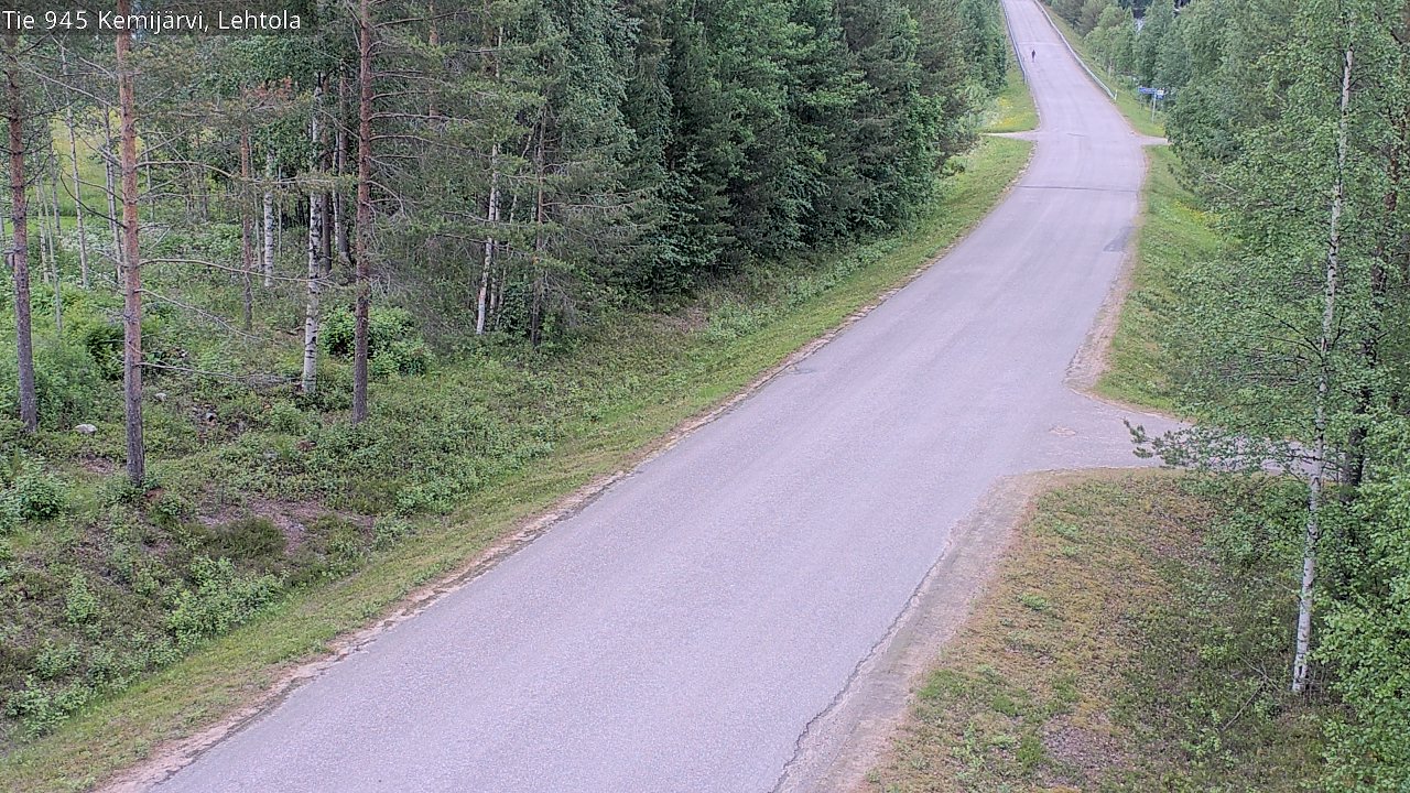 Weather Camera Image Road 945 Kemijärvi, Lehtola, Kemijärvi, Lappi