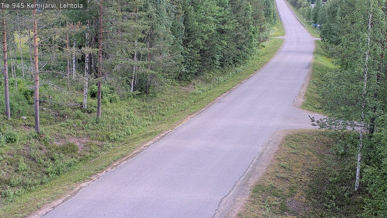 Weather Camera Image Road 945 Kemijärvi, Lehtola, Kemijärvi, Lappi