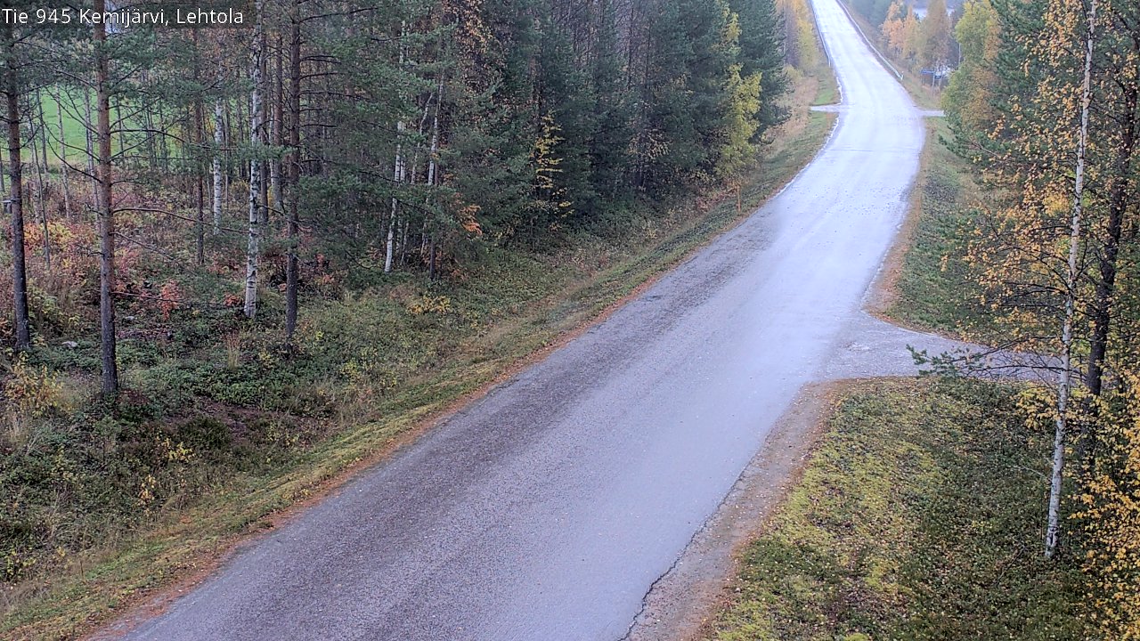 Weather Camera Image Road 945 Kemijärvi, Lehtola, Kemijärvi, Lappi