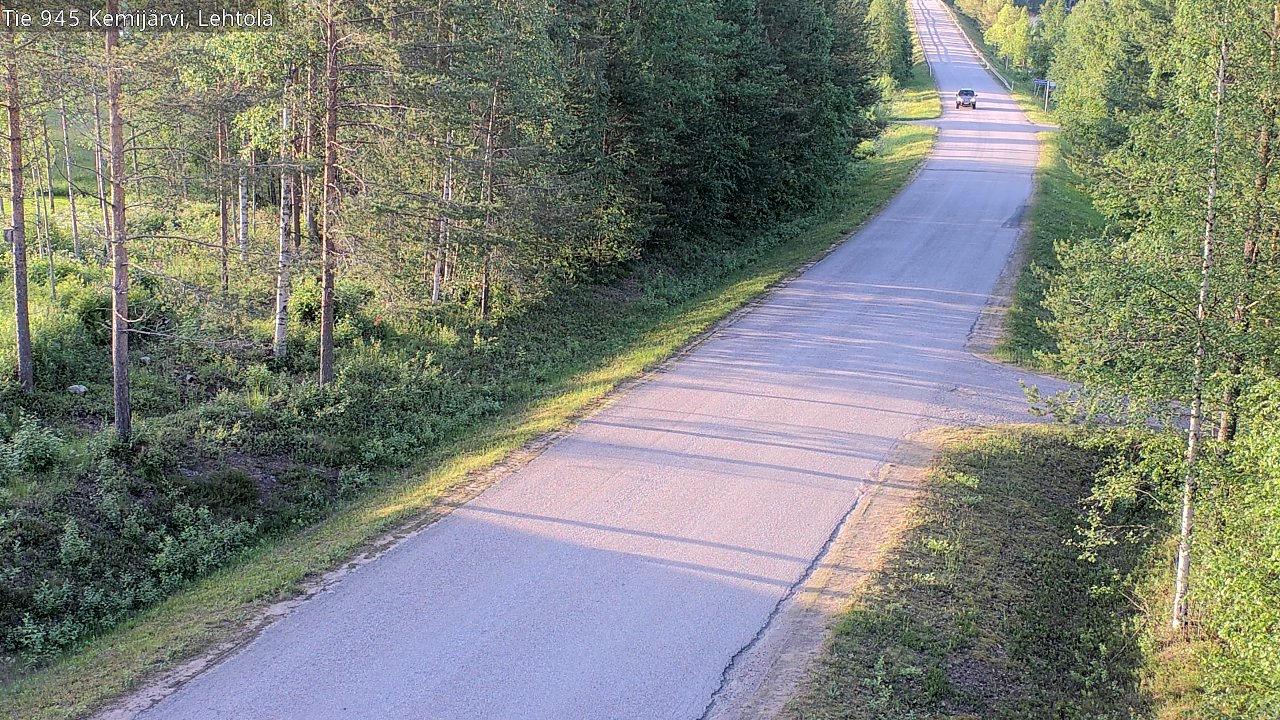 Weather Camera Image Road 945 Kemijärvi, Lehtola, Kemijärvi, Lappi