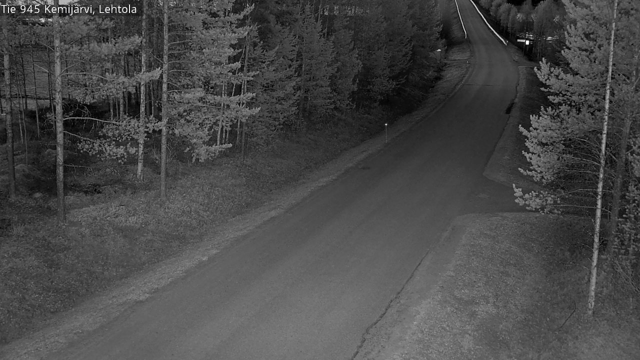 Weather Camera Image Road 945 Kemijärvi, Lehtola, Kemijärvi, Lappi