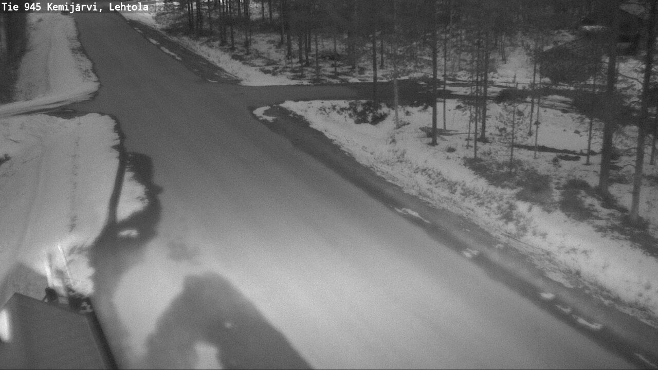 Weather Camera Image Väg 945 Kemijärvi, Lehtola, Kemijärvi, Lappi