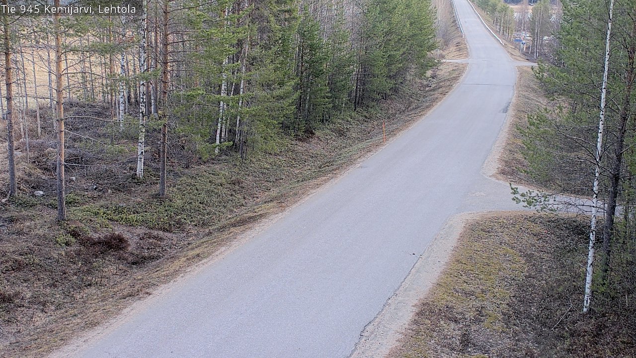 Weather Camera Image Road 945 Kemijärvi, Lehtola, Kemijärvi, Lappi