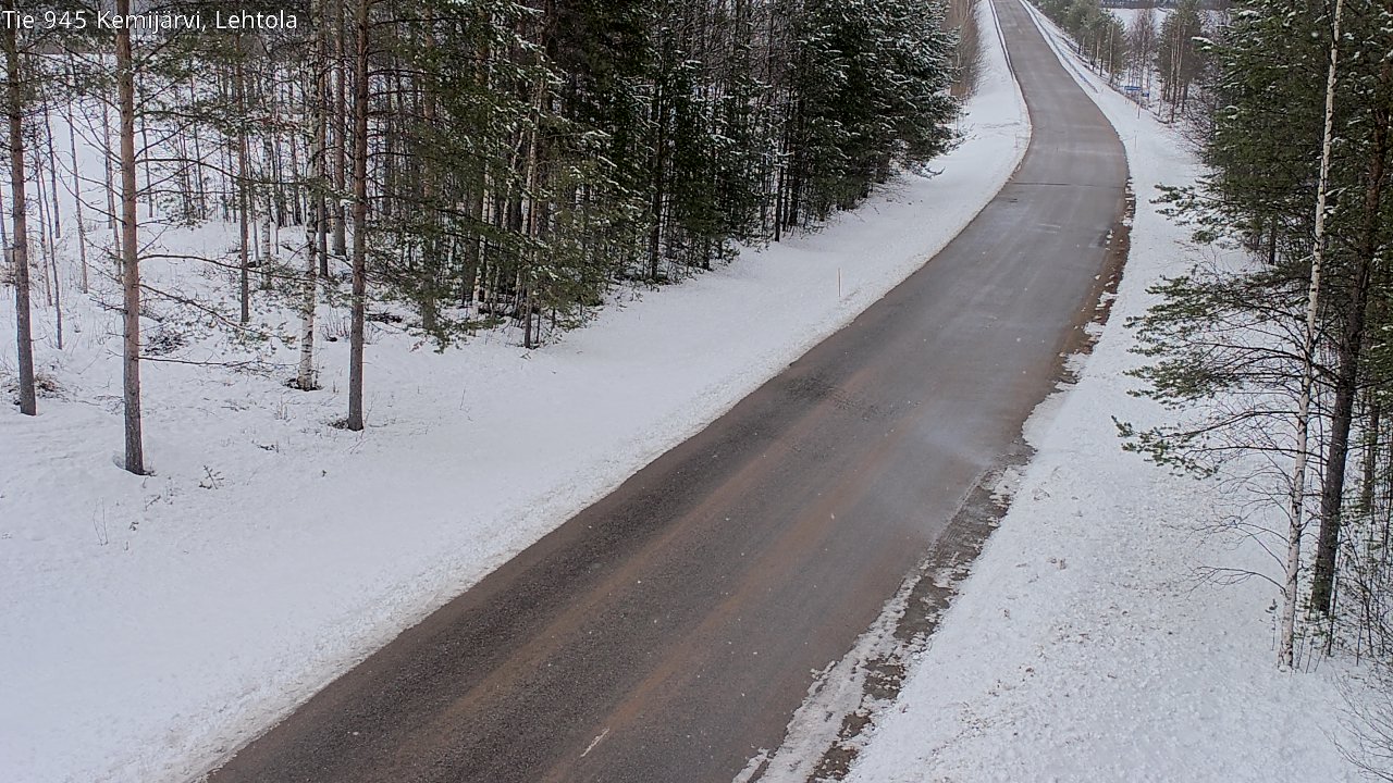 Kelikamerat Kuva Tie 945 Kemijärvi, Lehtola, Kemijärvi, Lappi