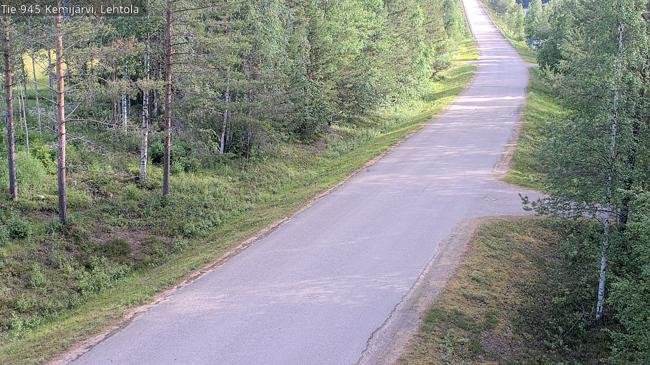 Weather Camera Image Road 945 Kemijärvi, Lehtola, Kemijärvi, Lappi