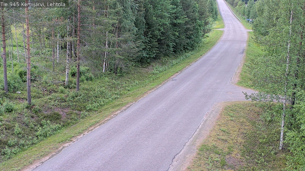 Weather Camera Image Road 945 Kemijärvi, Lehtola, Kemijärvi, Lappi