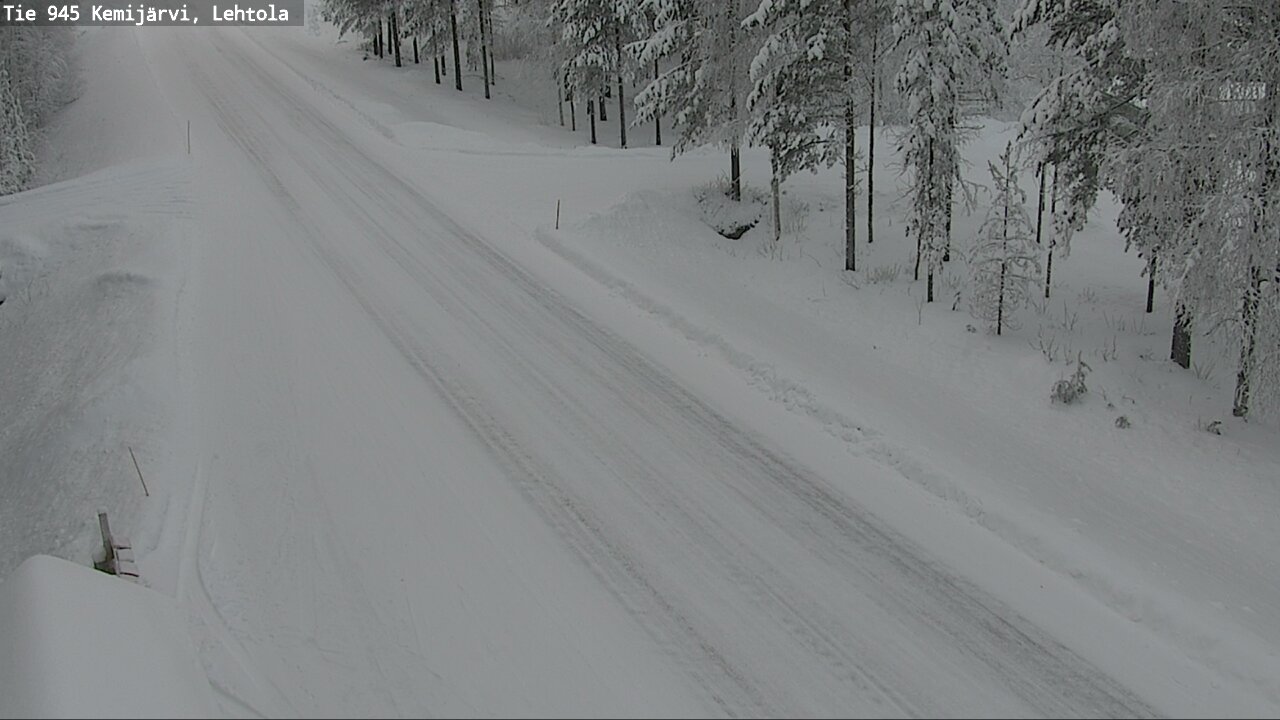 Kelikamerat Kuva Tie 945 Kemijärvi, Lehtola, Kemijärvi, Lappi