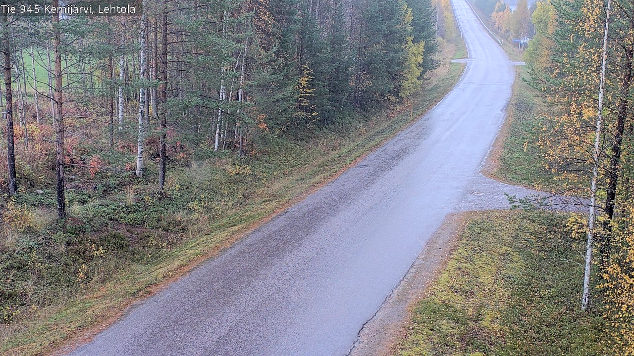 Weather Camera Image Road 945 Kemijärvi, Lehtola, Kemijärvi, Lappi