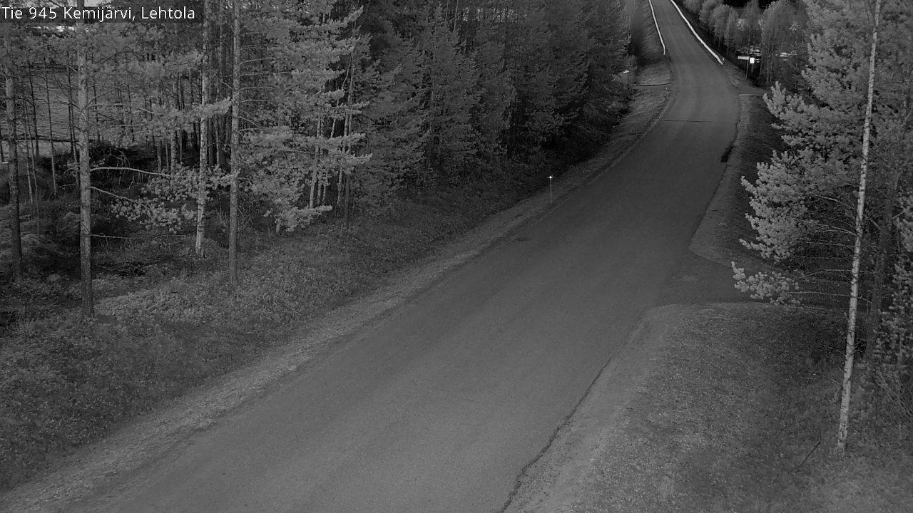 Weather Camera Image Road 945 Kemijärvi, Lehtola, Kemijärvi, Lappi