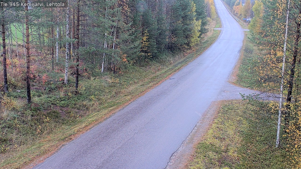 Weather Camera Image Road 945 Kemijärvi, Lehtola, Kemijärvi, Lappi