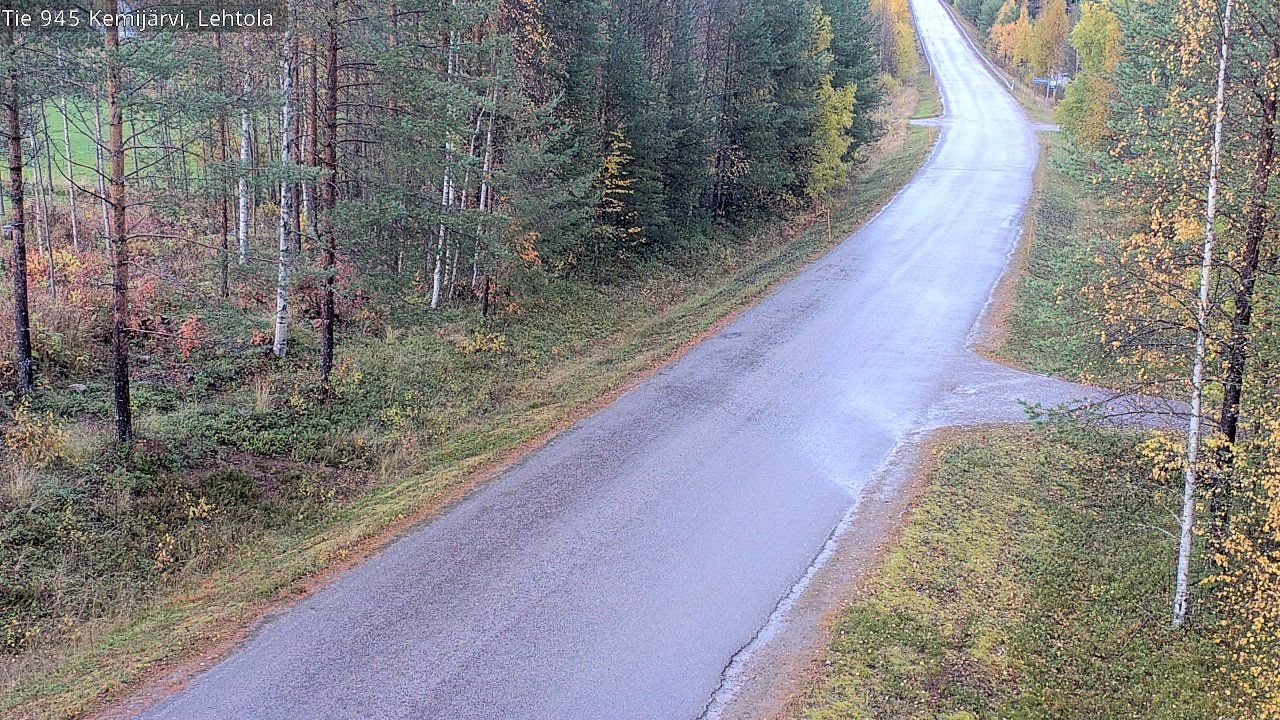 Weather Camera Image Road 945 Kemijärvi, Lehtola, Kemijärvi, Lappi