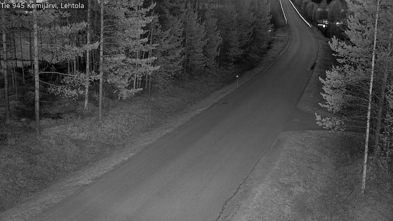 Weather Camera Image Road 945 Kemijärvi, Lehtola, Kemijärvi, Lappi