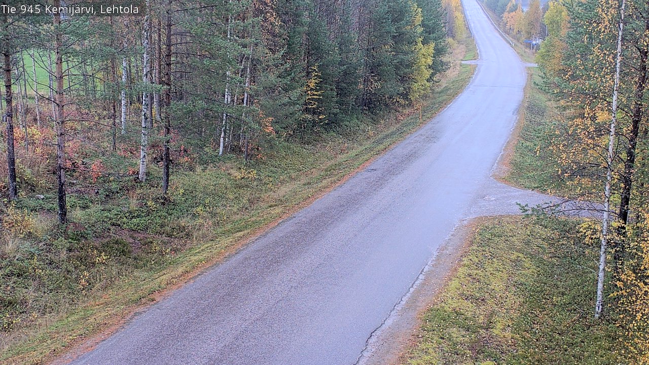 Weather Camera Image Road 945 Kemijärvi, Lehtola, Kemijärvi, Lappi