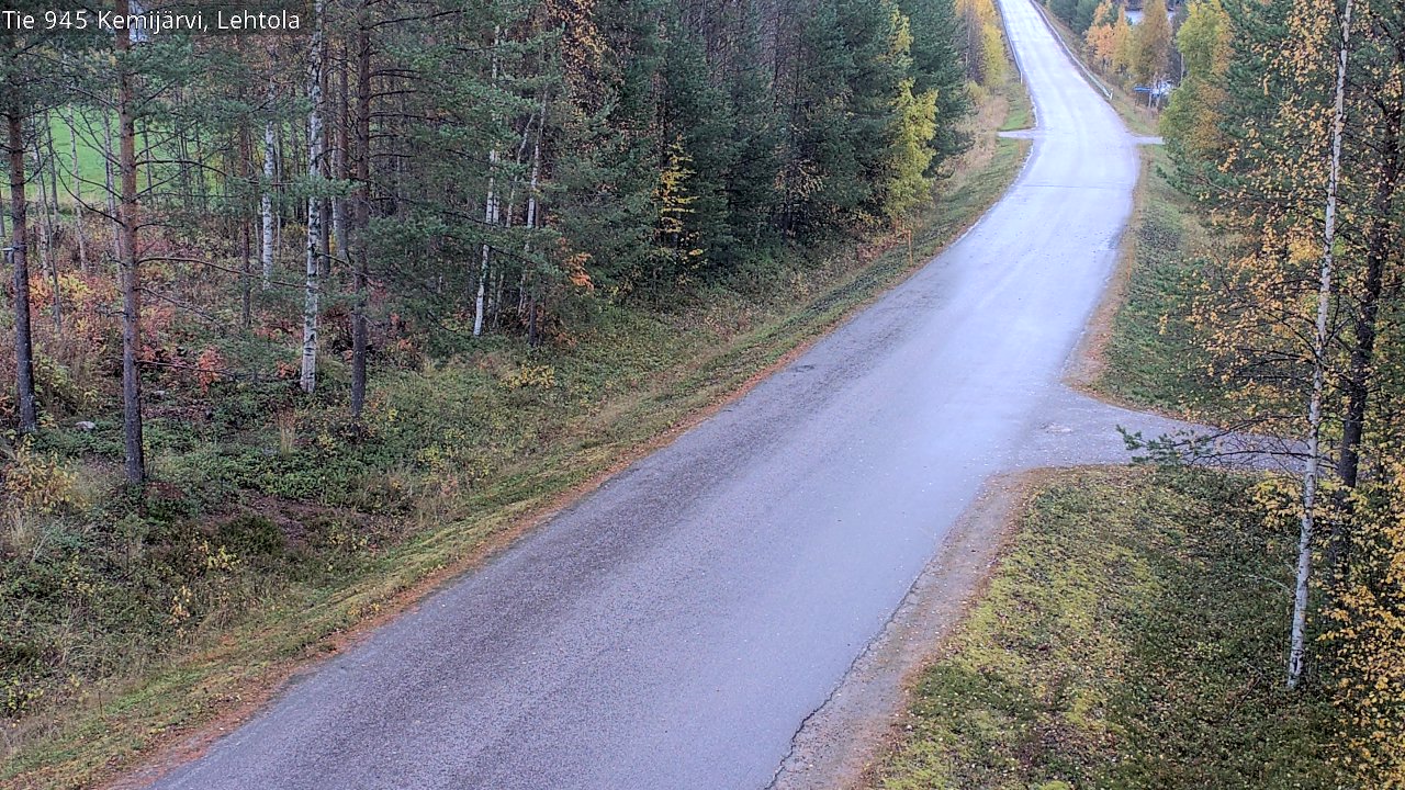 Weather Camera Image Road 945 Kemijärvi, Lehtola, Kemijärvi, Lappi