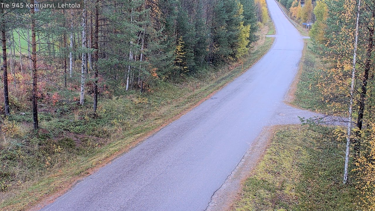 Weather Camera Image Road 945 Kemijärvi, Lehtola, Kemijärvi, Lappi