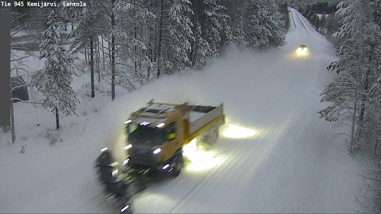 Kelikamerat Kuva Tie 945 Kemijärvi, Lehtola, Kemijärvi, Lappi