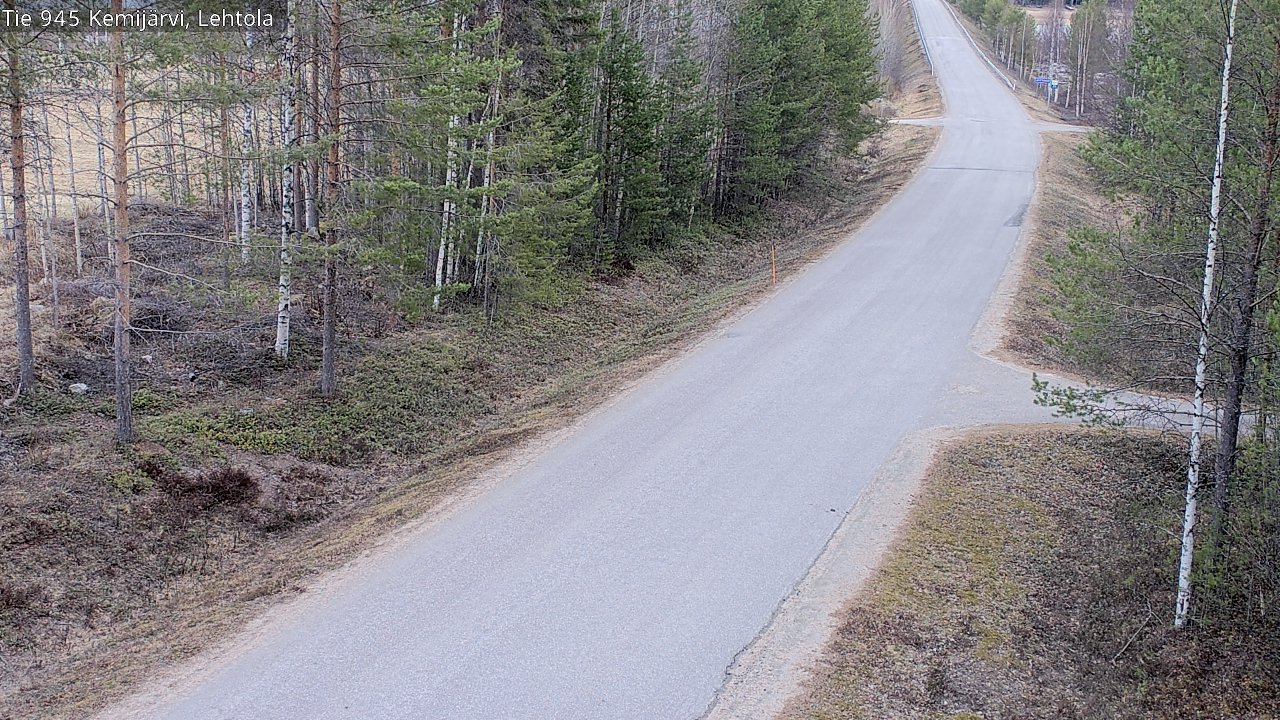 Weather Camera Image Road 945 Kemijärvi, Lehtola, Kemijärvi, Lappi