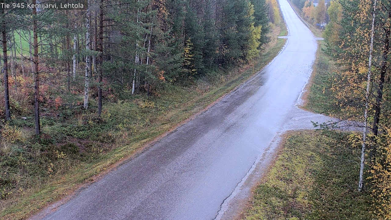 Weather Camera Image Road 945 Kemijärvi, Lehtola, Kemijärvi, Lappi