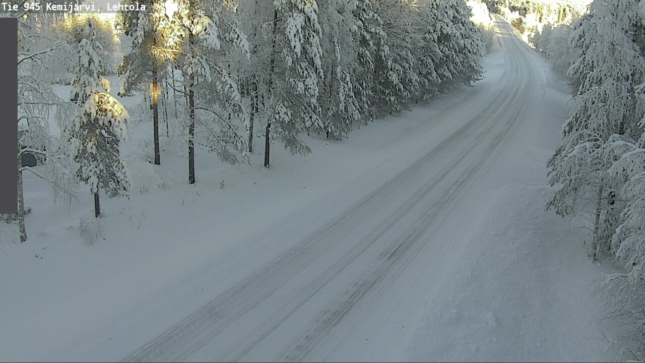 Weather Camera Image Road 945 Kemijärvi, Lehtola, Kemijärvi, Lappi