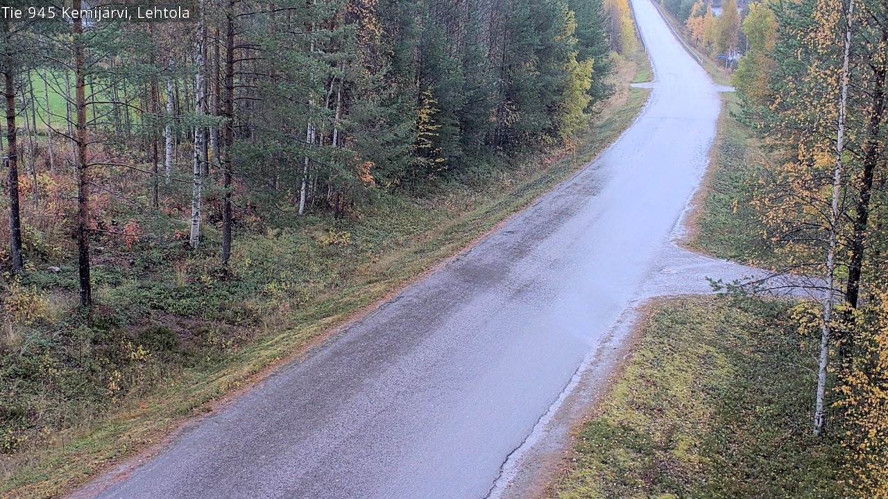 Weather Camera Image Road 945 Kemijärvi, Lehtola, Kemijärvi, Lappi