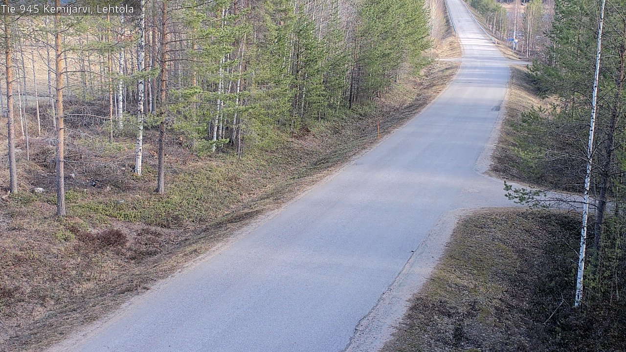 Weather Camera Image Road 945 Kemijärvi, Lehtola, Kemijärvi, Lappi