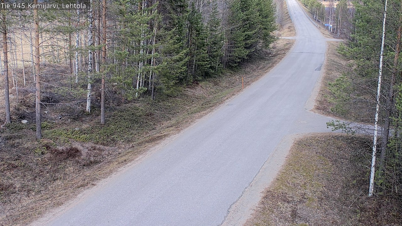 Weather Camera Image Road 945 Kemijärvi, Lehtola, Kemijärvi, Lappi