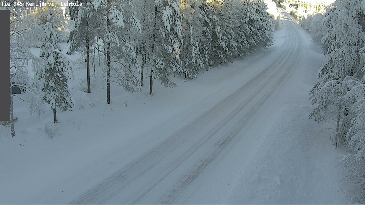 Weather Camera Image Road 945 Kemijärvi, Lehtola, Kemijärvi, Lappi