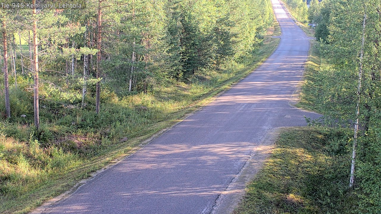 Weather Camera Image Road 945 Kemijärvi, Lehtola, Kemijärvi, Lappi