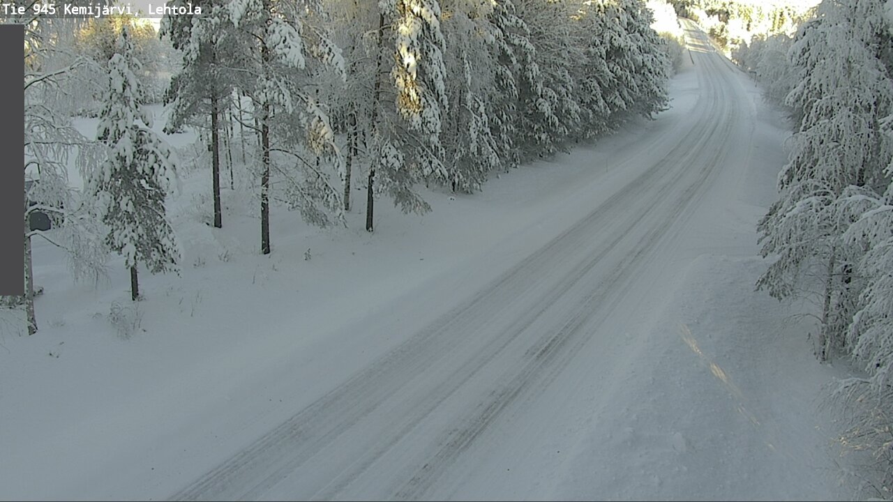 Weather Camera Image Road 945 Kemijärvi, Lehtola, Kemijärvi, Lappi