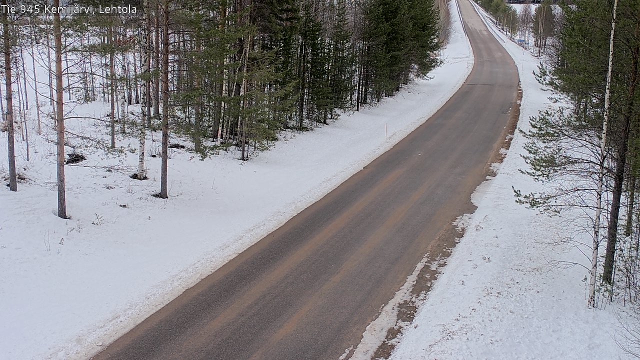 Kelikamerat Kuva Tie 945 Kemijärvi, Lehtola, Kemijärvi, Lappi