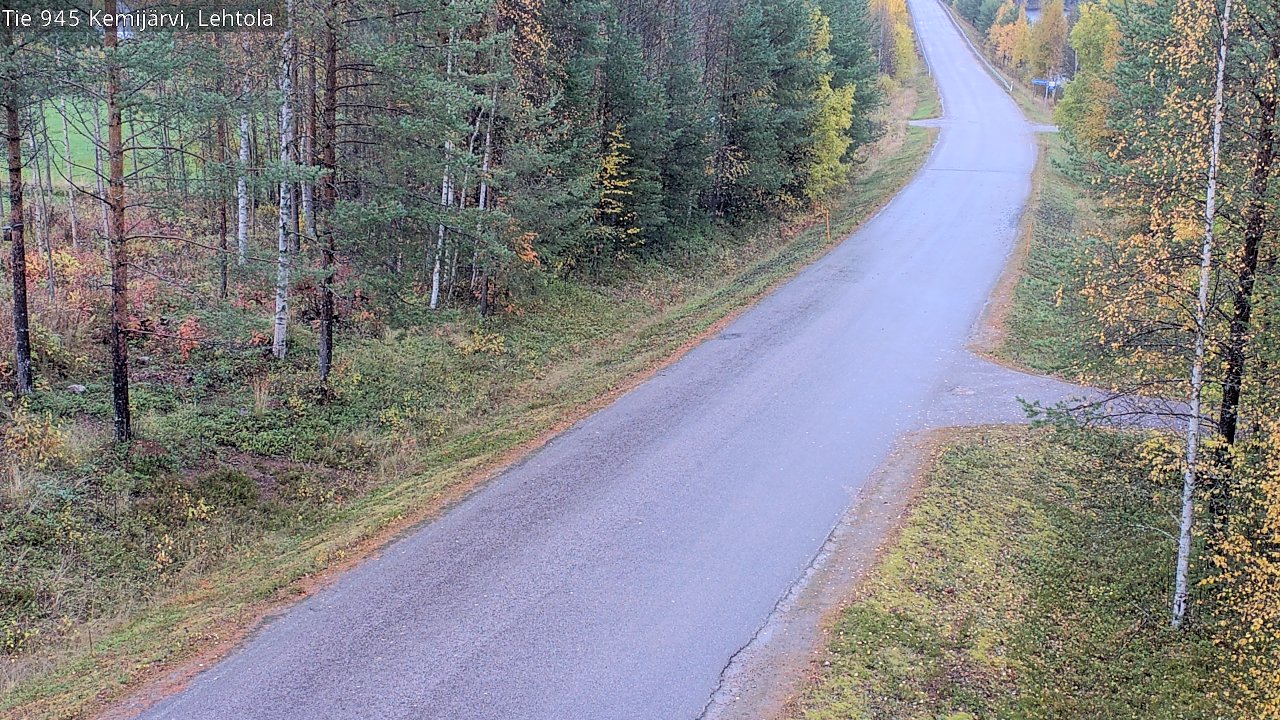 Weather Camera Image Road 945 Kemijärvi, Lehtola, Kemijärvi, Lappi