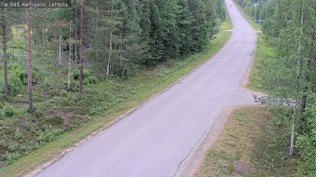 Weather Camera Image Road 945 Kemijärvi, Lehtola, Kemijärvi, Lappi