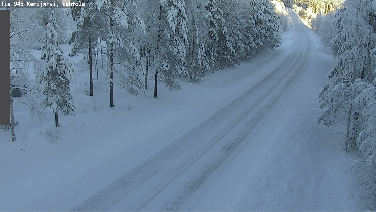 Weather Camera Image Road 945 Kemijärvi, Lehtola, Kemijärvi, Lappi