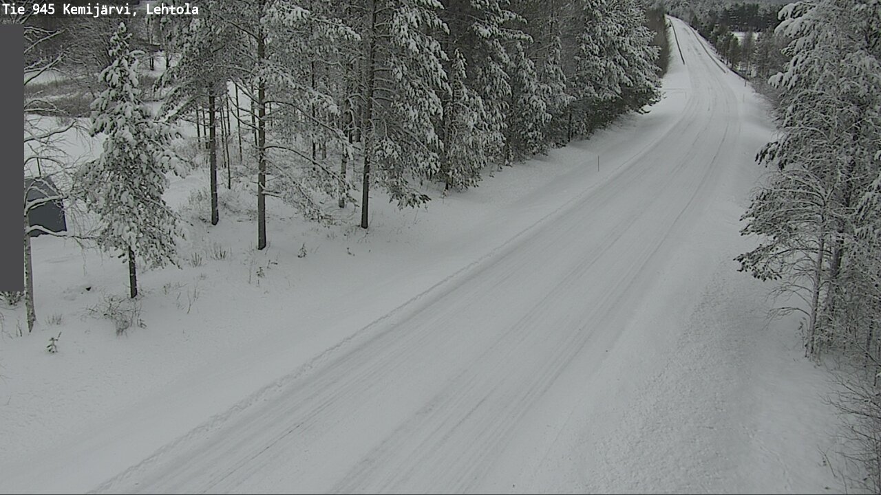 Kelikamerat Kuva Tie 945 Kemijärvi, Lehtola, Kemijärvi, Lappi